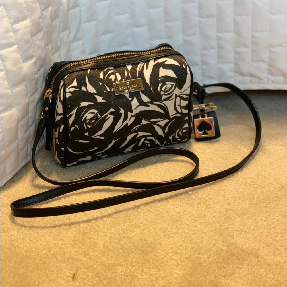 Key Spade Floral Crossbody